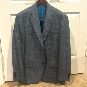 Hart Schaffner Marx - Classic Fit Windowpane Sport Coat - Never Worn - Size 42R